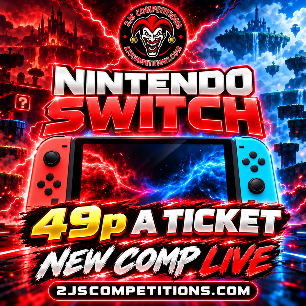🎮 Nintendo Switch Console — Just 49p a Ticket