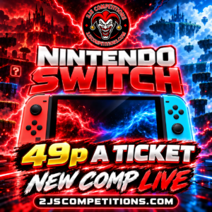 🎮 Nintendo Switch Console — Just 49p a Ticket