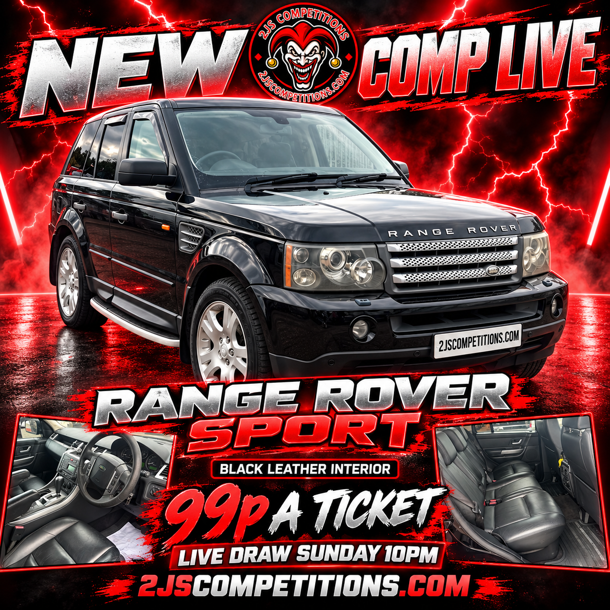 Range Rover Sport – 99p a Ticket | Supplied with 12 Months’ MOT