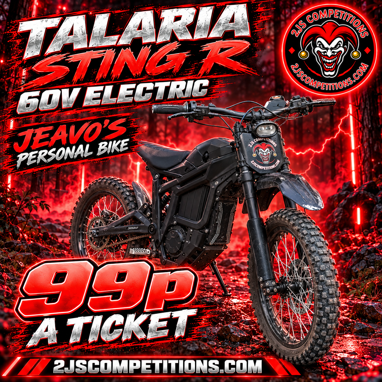 Talaria Sting R 60V Electric Bike – 99p Entry