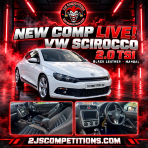 🔥 White Hot VW Scirocco GT 2.0 TSI | Just 99p a Ticket 🔥