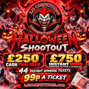 🎃 Halloween Shootout – £250 Cash Final Draw + £750 Instant Wins